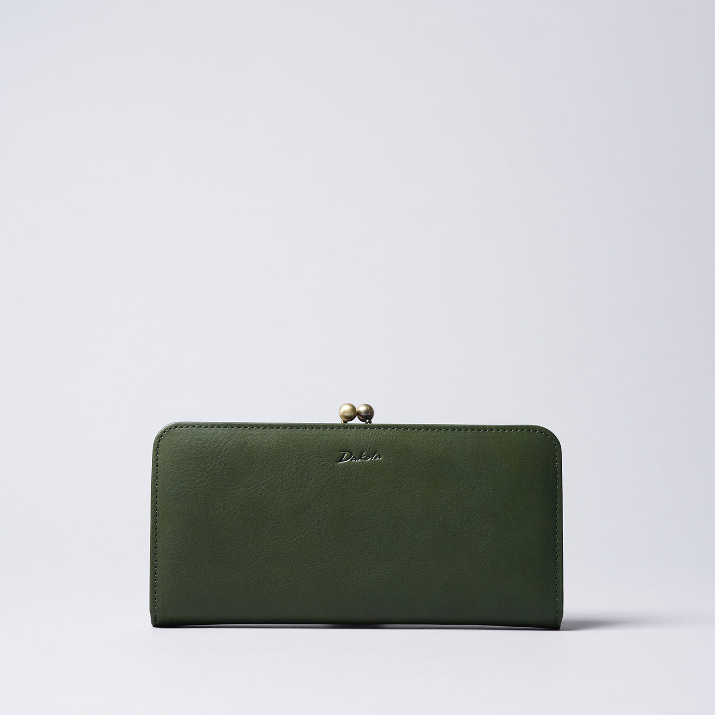 <Dakota> Kiss Lock Long Wallet / Camel