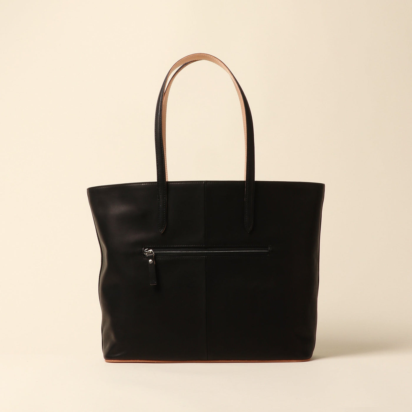 <STN> Logical series leather tote bag/black