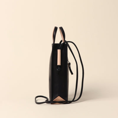 <STN> Logical series leather 2-way bag / black