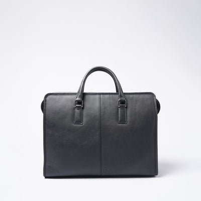 <Flathority> Oil Milling Briefcase / Black