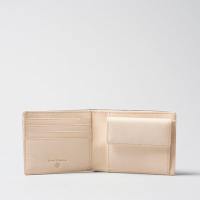 <Hawk Feathers>  Cordovan Bifold Wallet / Green