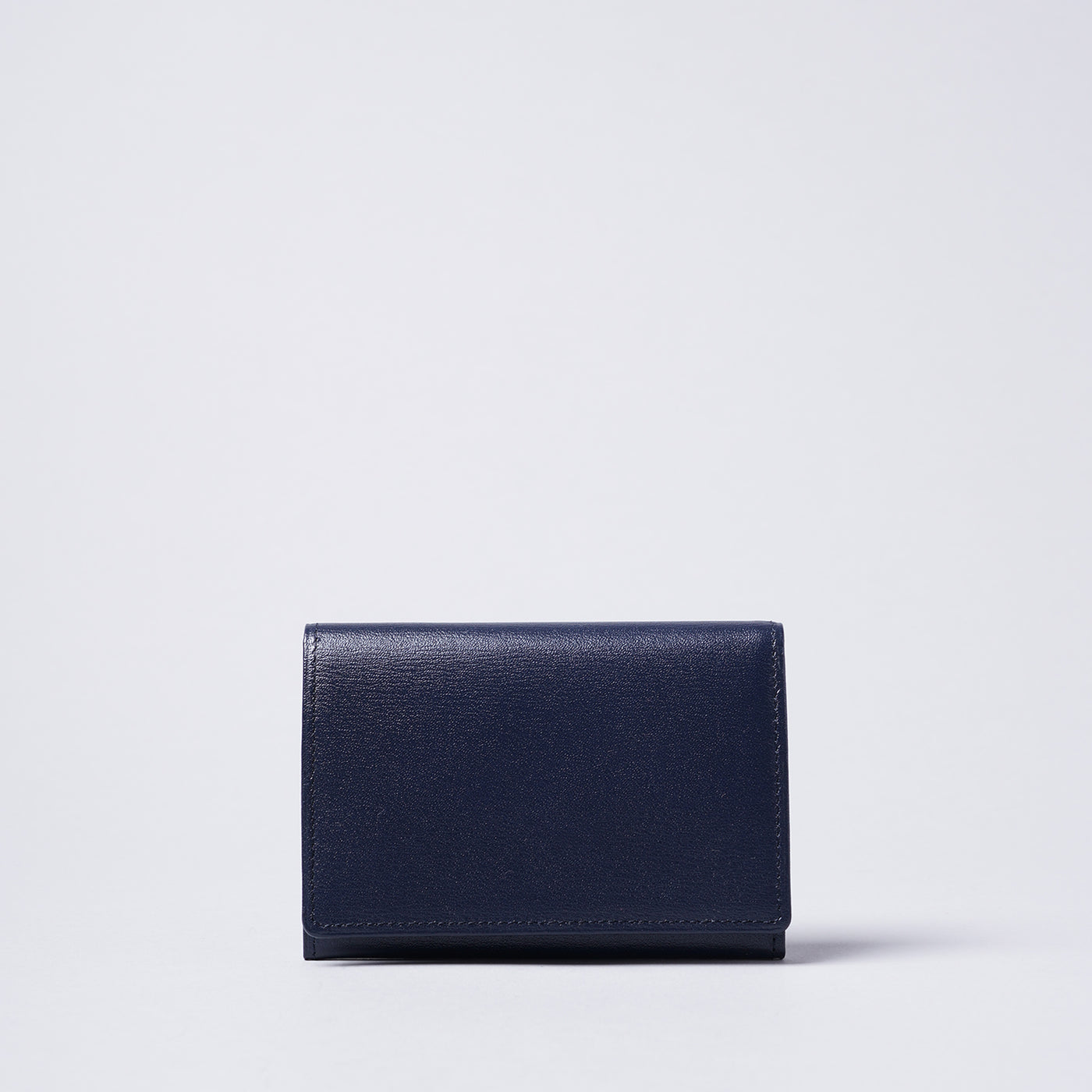 <Hawk Feathers> Kangaroo Business Card Holder with Gusset / Navy