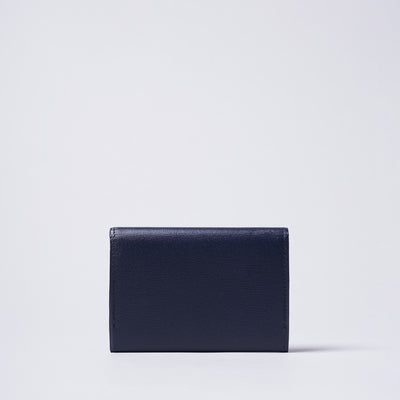 <Hawk Feathers> Kangaroo Business Card Holder with Gusset / Navy