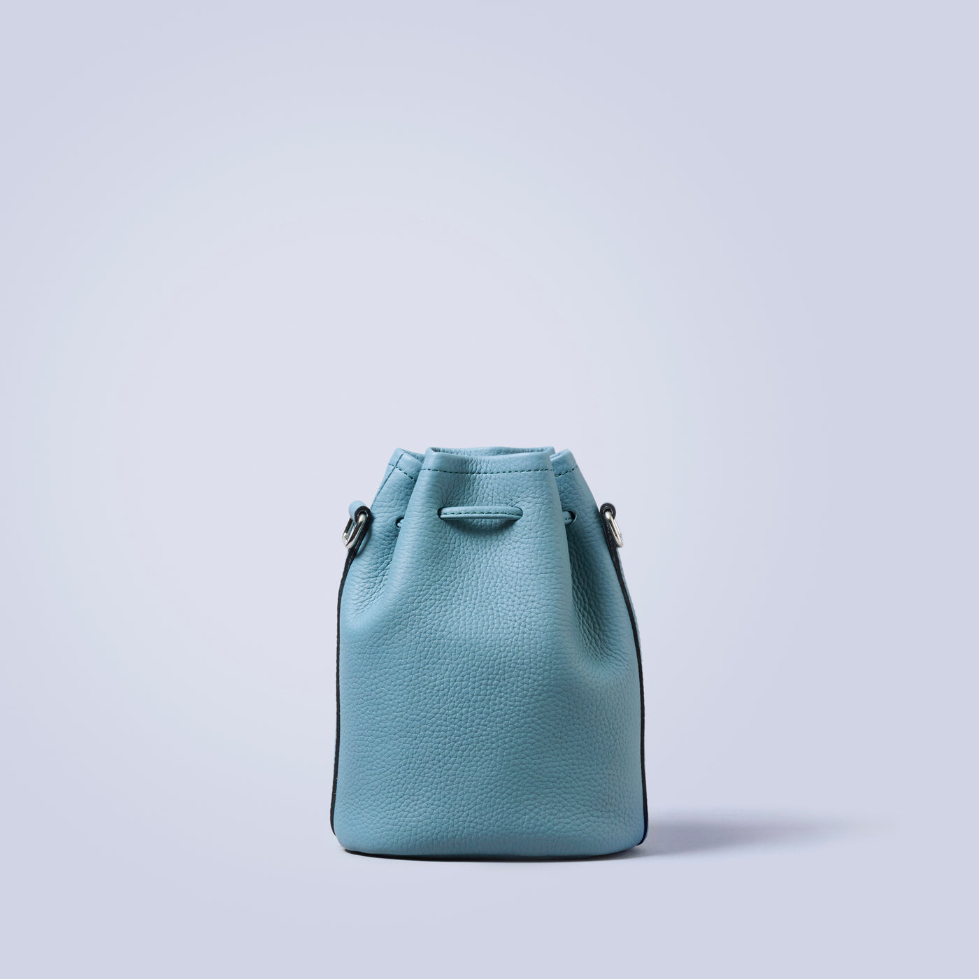 ＜レザリ＞エンボスミニ巾着ショルダー/トープ