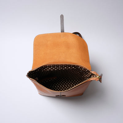 <Laisser Faire> Search Vegetable Tanned Combination Back Pack / Black