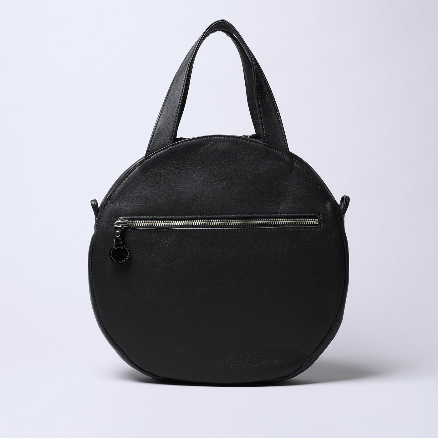 ＜リアルマインド ブラックレーベル＞アポロン 2way丸形ショルダーバッグ　大/ブラック