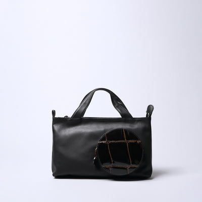 <REAL MIND BL> Apollon 2 Way Mini Shoulder Bag  / Black