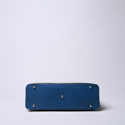 ＜リアルマインド ブラックレーベル＞プリマボルサ ブガッティ型トートバッグ/ネイビー