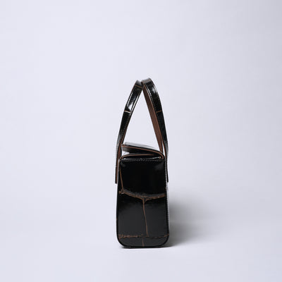 <REAL MIND BL> Prima Borsa Hand Bag / Chocolate
