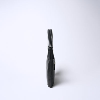 ＜リアルマインド ブラックレーベル＞フィッカ 薄マチトートバッグ/グレー