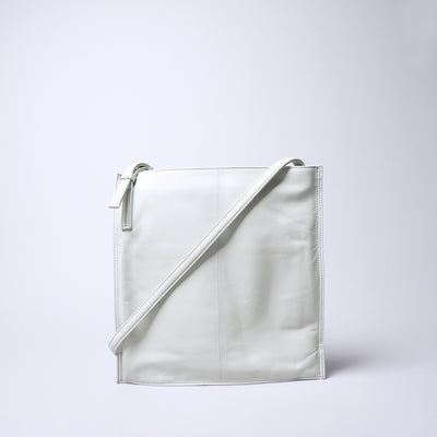 <REAL MIND BL> Fika Thin Gusset Shoulder Bag / Grey