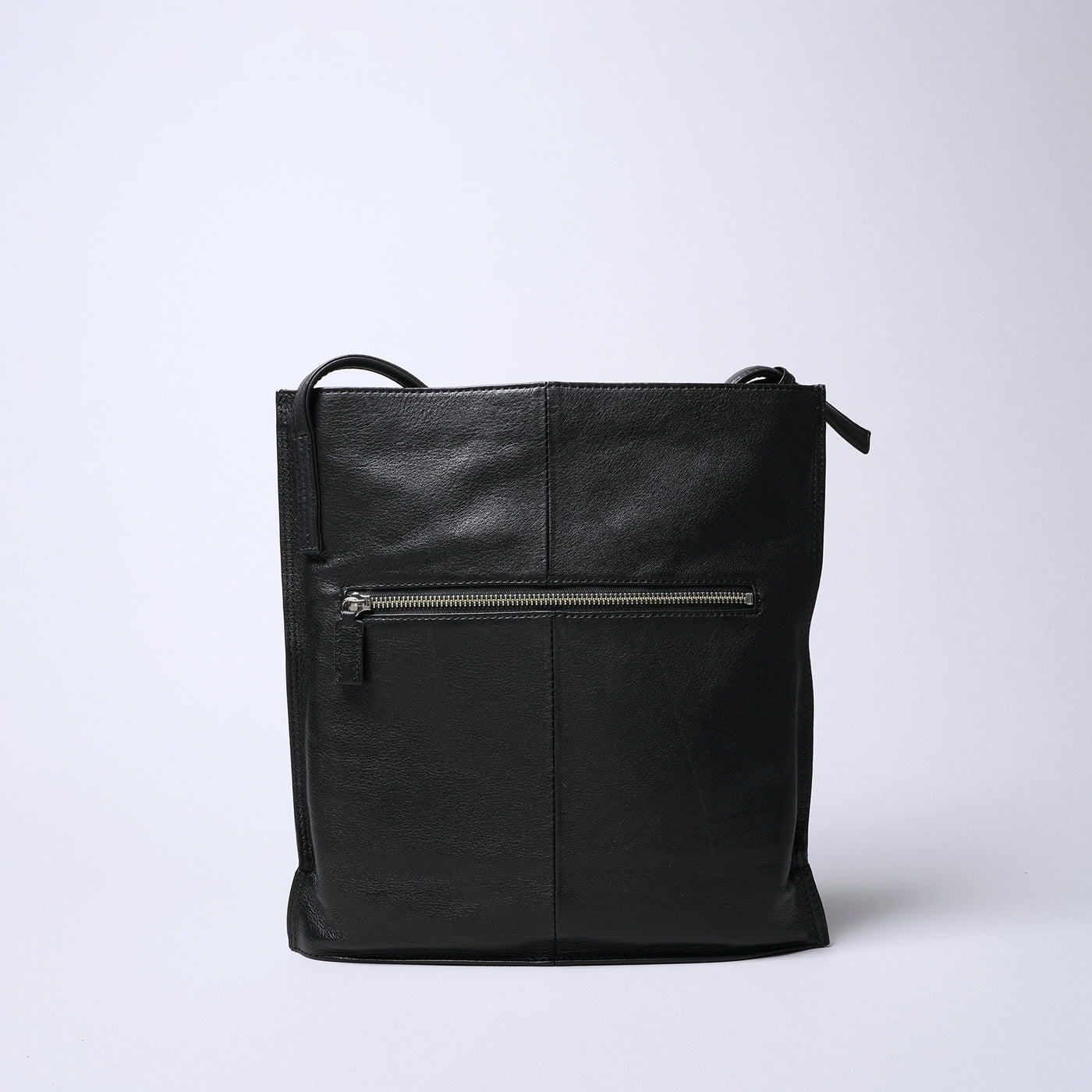 <REAL MIND BL> Fika Thin Gusset Shoulder Bag / Grey