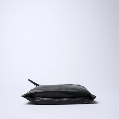 <REAL MIND BL> Fika Thin Gusset Shoulder Bag / Grey