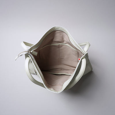 ＜リアルマインド ブラックレーベル＞フィッカ 薄マチA4トートバッグ/グレー