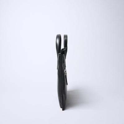 ＜リアルマインド ブラックレーベル＞フィッカ 薄マチ2wayショルダーバッグ/グレー