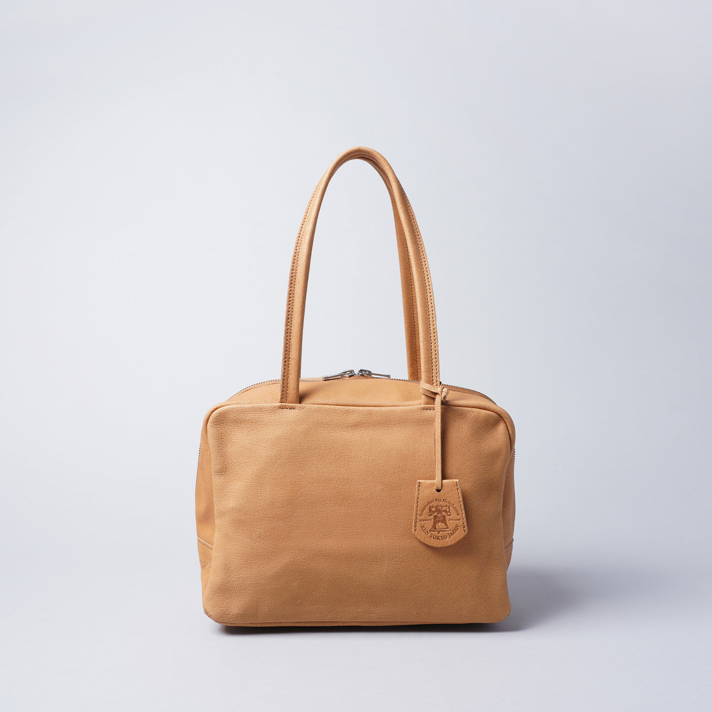 <Len> Harry Square Duffle XS/粉米色