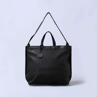 <REN> Hallie Basic Zip Tote M 2 Way / Black