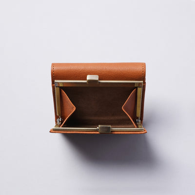 <SLOW> bono -clasp mini wallet / Oak