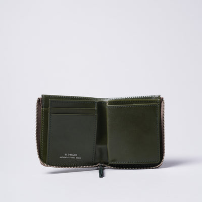 ＜スロウ＞bridle -Lzip short mini wallet-/ブラック