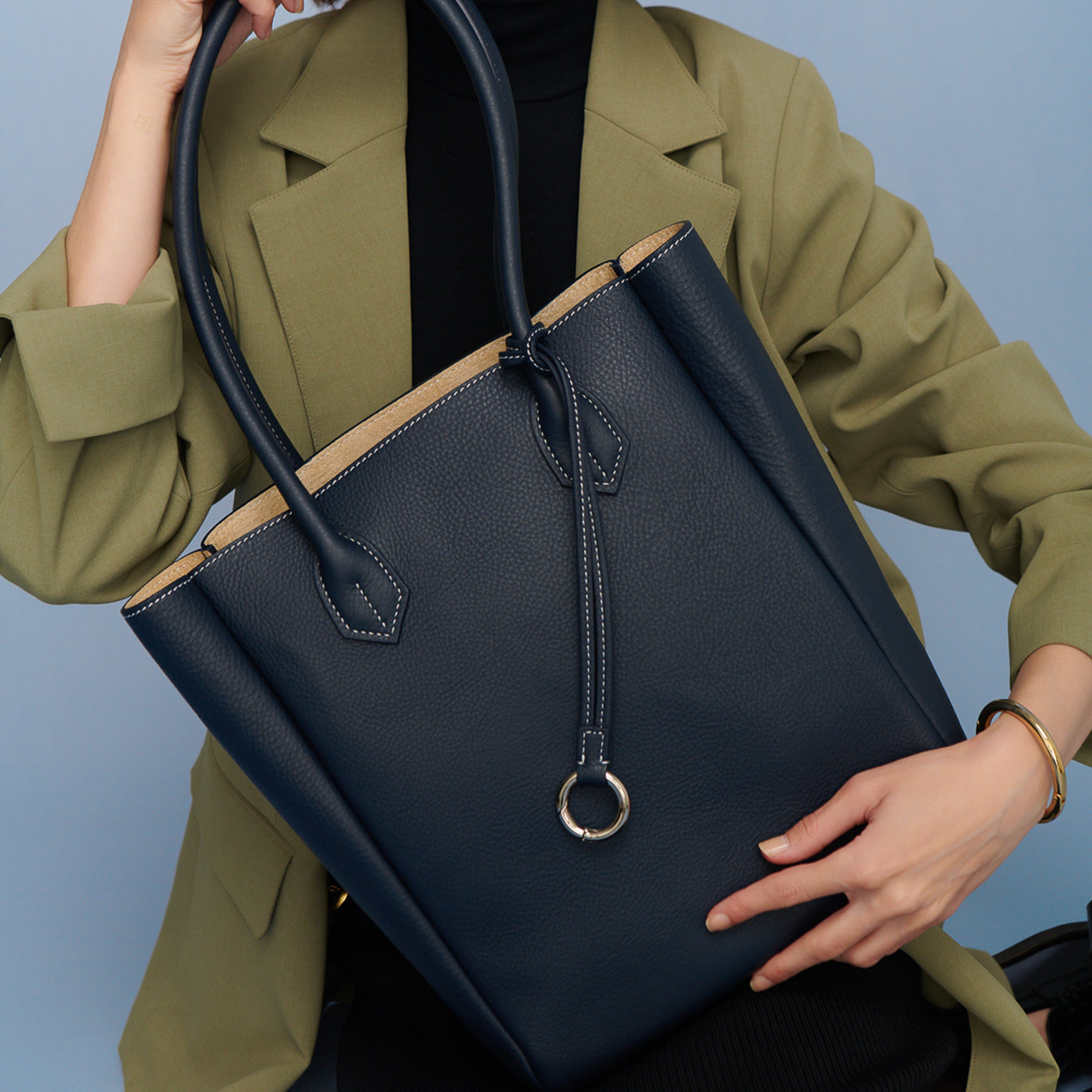 <Flathority> Coimbra Tote (S)/深藍色