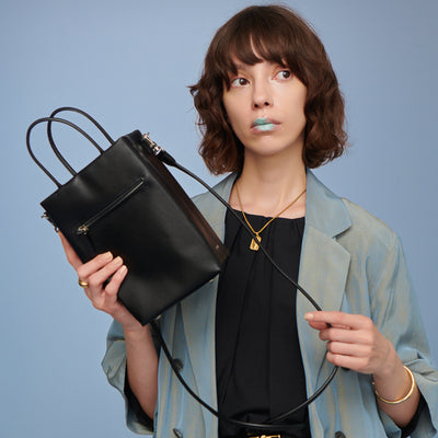 <Estine> Super Series 2 Way Shoulder Bag / Black