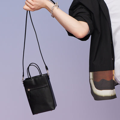 <Estine> Super Series 2 Way Shoulder Bag / Black