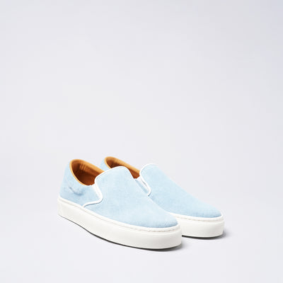 <TOSS> Lance Slip On Leather Sneakers / Pink