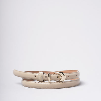 <bell la bell> Women's Skinny Belt / Greige