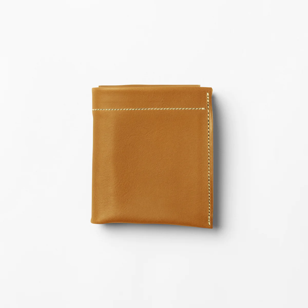 ＜M ripple customized folded wallet, brownish