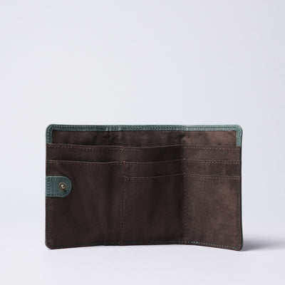 <glart> Tri-fold Wallet / Green