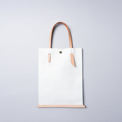 ＜jidai＞ Upcycle Leather Tote (M) / Ivory