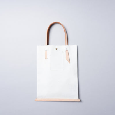 ＜jidai＞ Upcycle Leather Tote (M) / Ivory