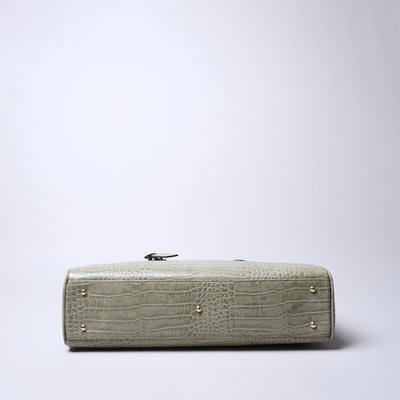 ＜レグ＞クローマ 大きめA4トートバッグ/ブラック