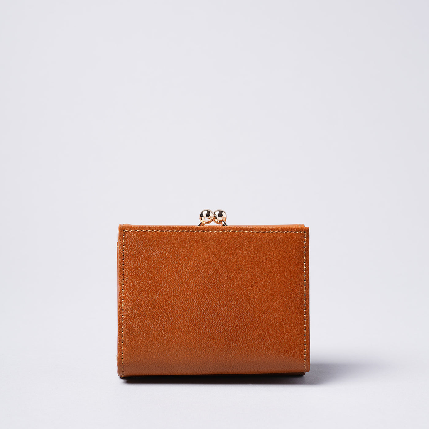 <mic> Kiss Lock Mini Wallet / Camel