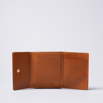 <mic> Kiss Lock Mini Wallet / Camel