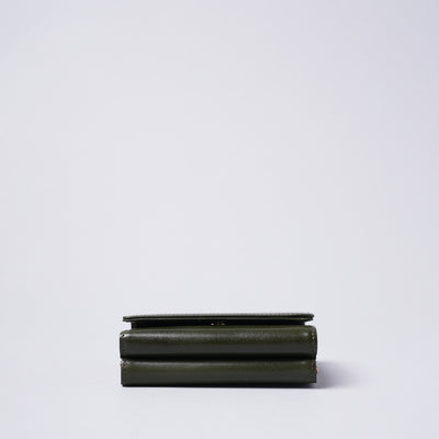 <mic> Kiss Lock Tri-fold Wallet / Camel