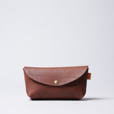 <minca> Leather Pouch 02/ M / Black