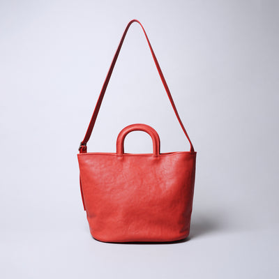 <numeri> Base Bucket Tote Bag / Red