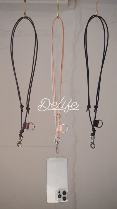 ＜DELIFE＞Mobilestrap/棕色