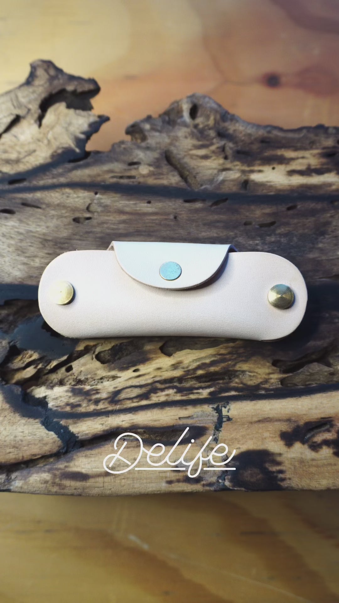 ＜delife＞Petite Key Case/Natural