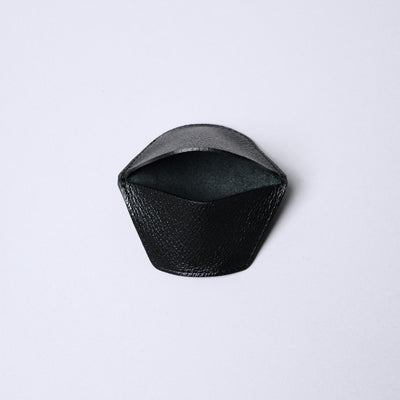 <sugata> Coin Case (hexagon) / A flat dimension / Black