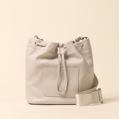 <itten-itten> Drawstring shoulder / Pistachio
