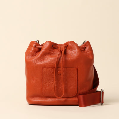<itten-itten> Drawstring shoulder / Pink