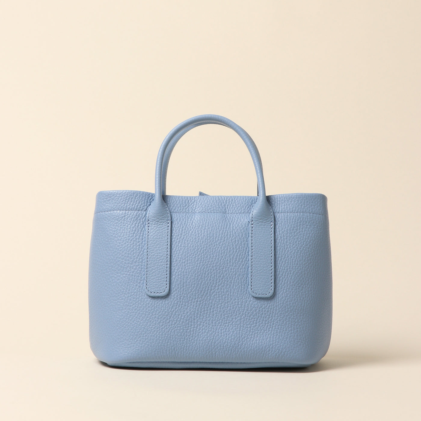 <itten-itten> leather mini tote/yellow