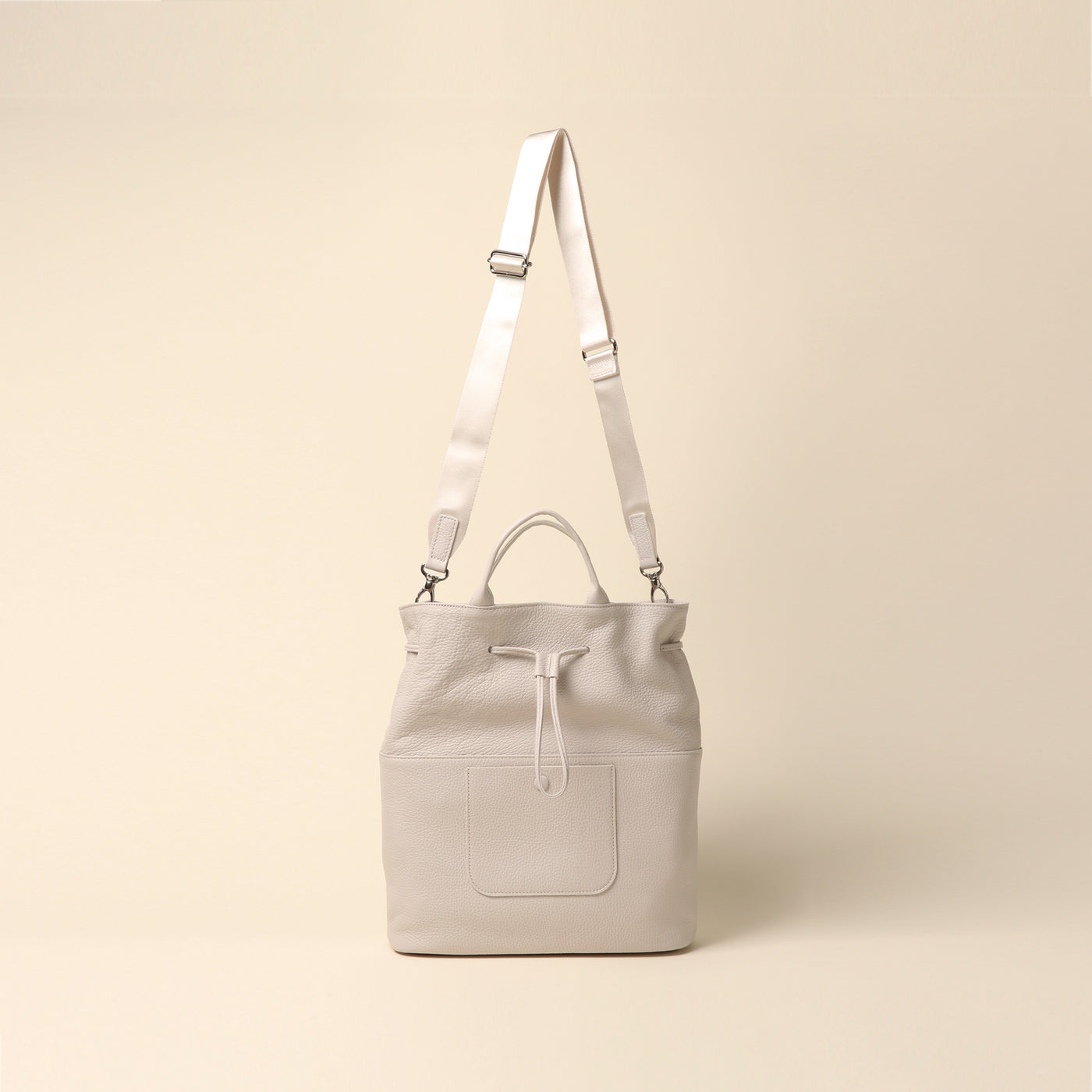 <itten-itten> Drawstring Tote / Pink