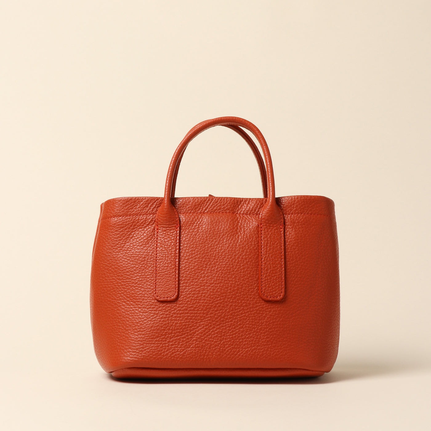 <itten-itten> leather mini tote/yellow