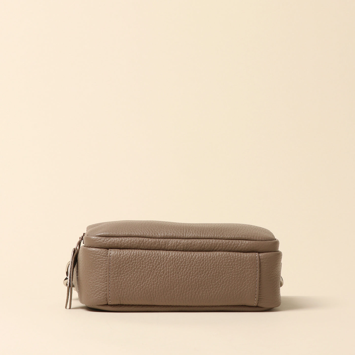 <itten-itten> Leather mini shoulder bag / warm beige