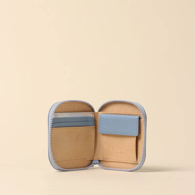 <itten-itten > Round Mini Wallet / Pistachio