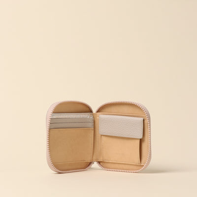 <itten-itten > Round Mini Wallet / Pistachio