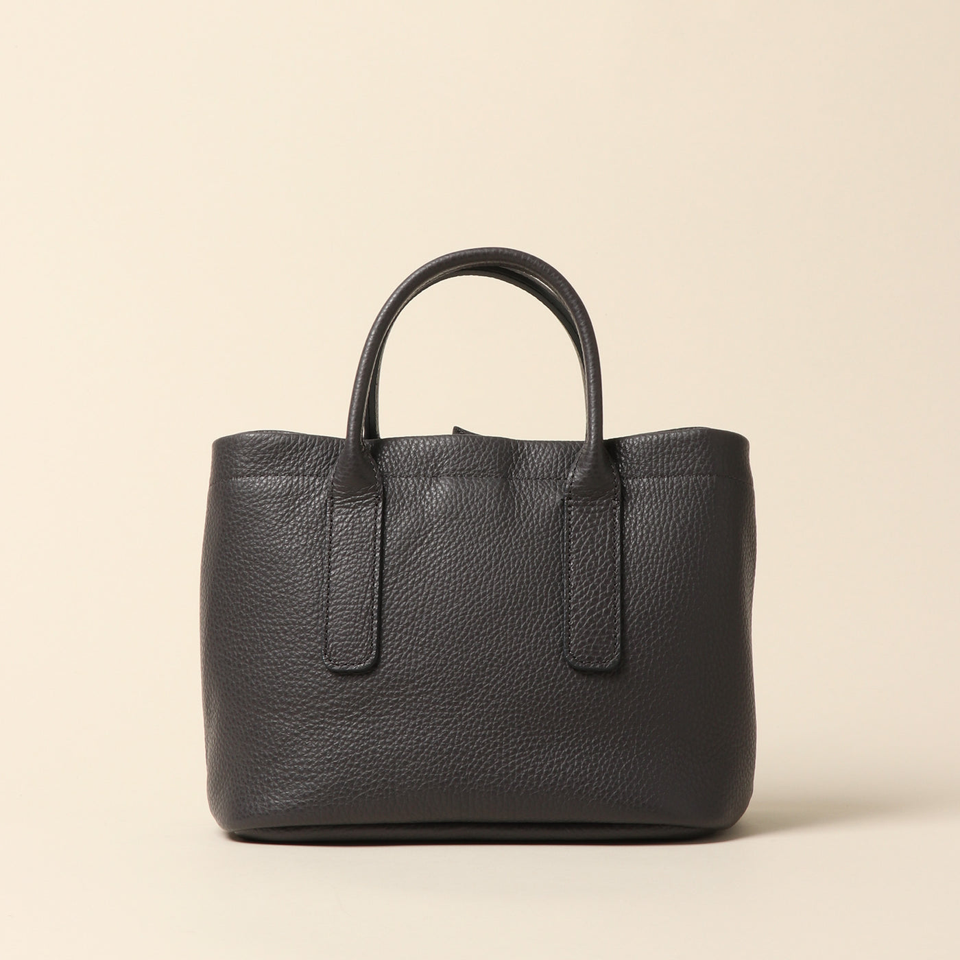 <itten-itten> Leather mini tote / pale green